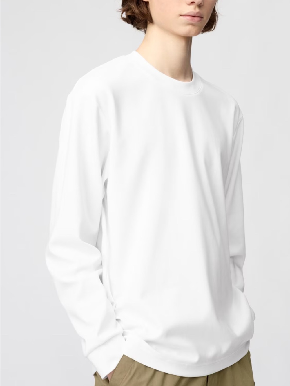 Uniqlo AIRism Cotton T-Shirt | Long Sleeve  Men’s Size S